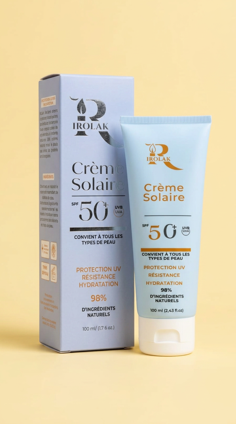 Crème solaire SPF 50+ IROLAK — HAPPY BIO